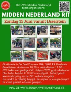 ZVC Zündapp Midden Nederland rit 2025